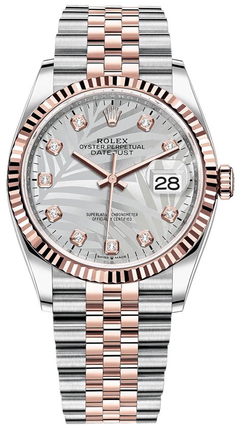 rolex gold silver datejust|rolex datejust 36mm price.